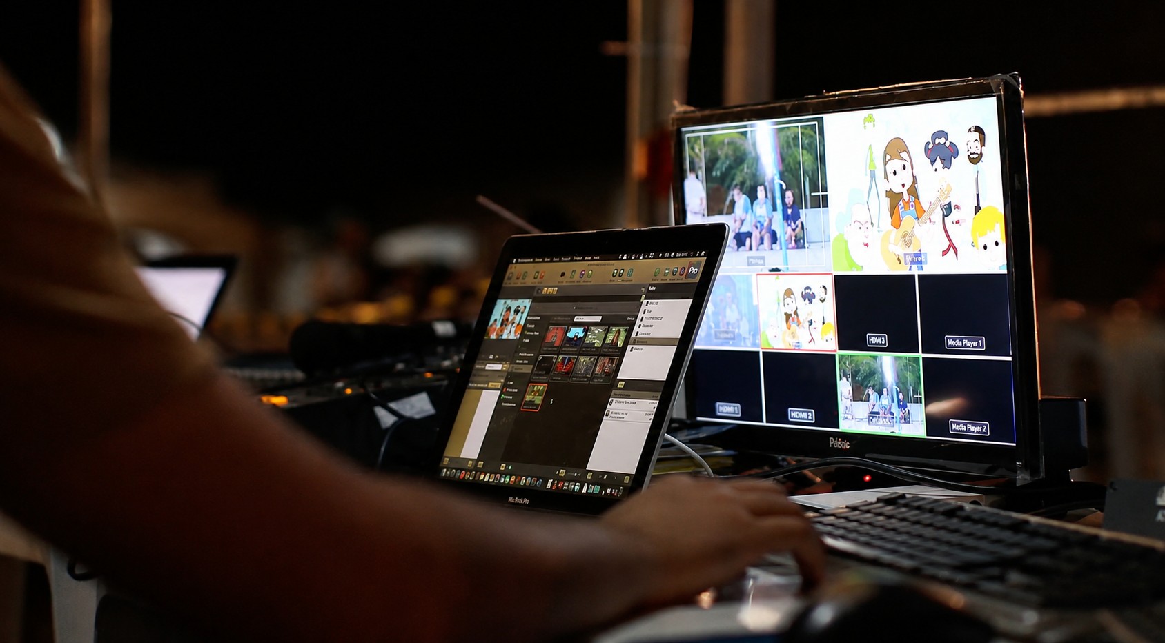 Production control monitors